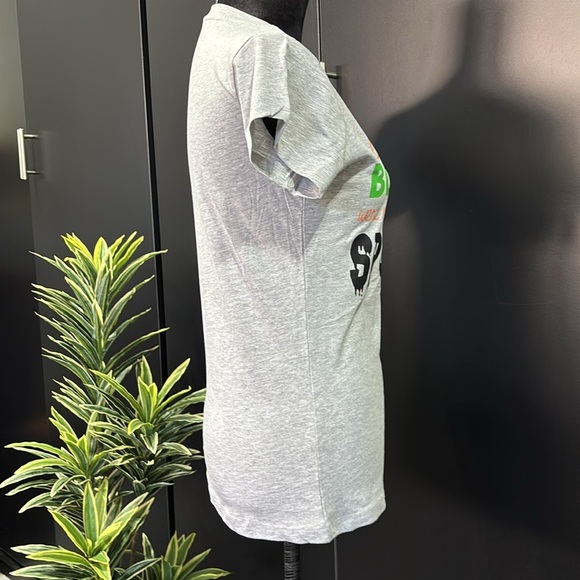 Studio 3 Short Sleeve crewneck “These Boots Were Made For Spookin”Halloween Tee - Picture 4 of 7